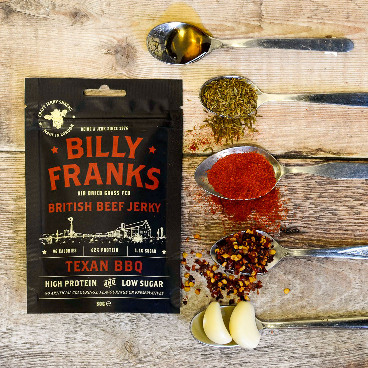 Texan BBQ Beef Jerky (30g)