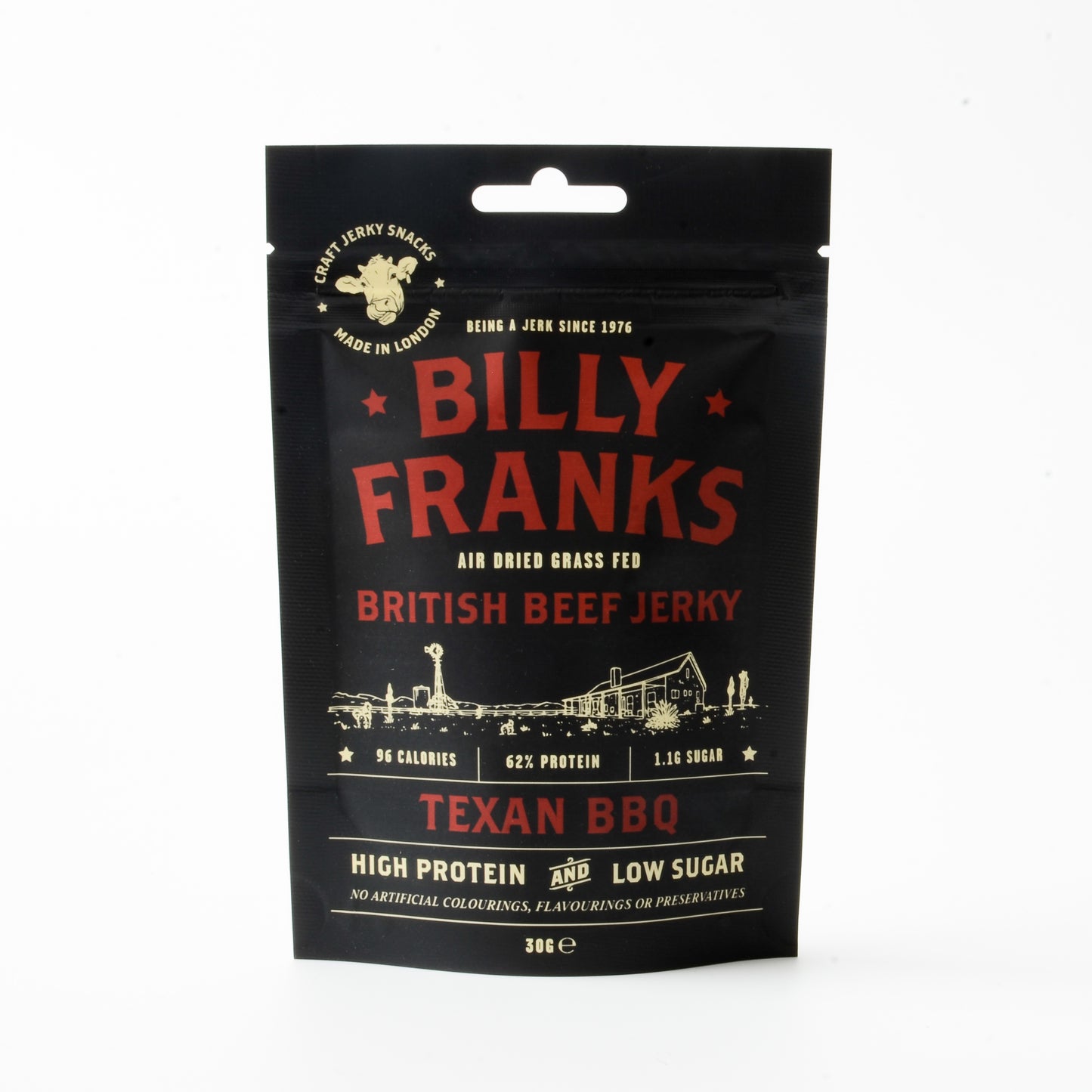 Texan BBQ Beef Jerky (30g)