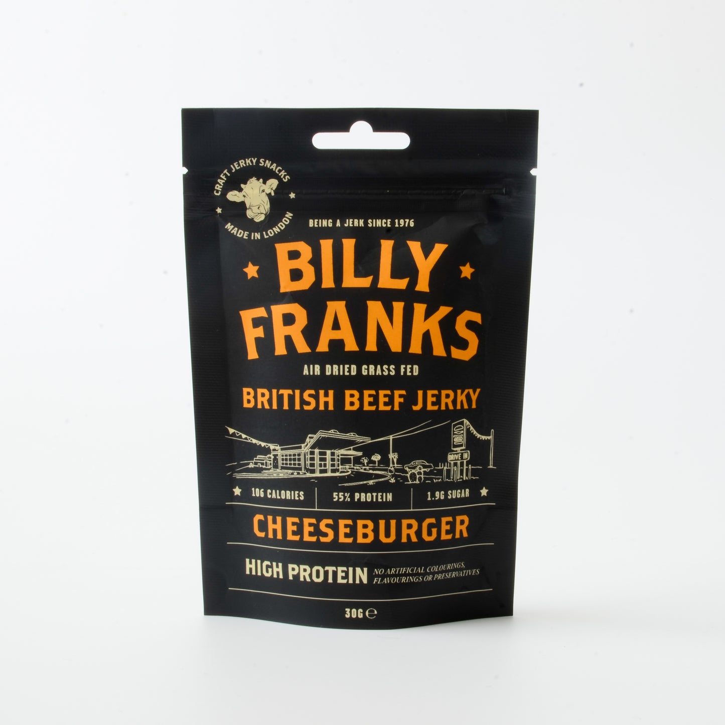 Cheeseburger Beef Jerky (30g)