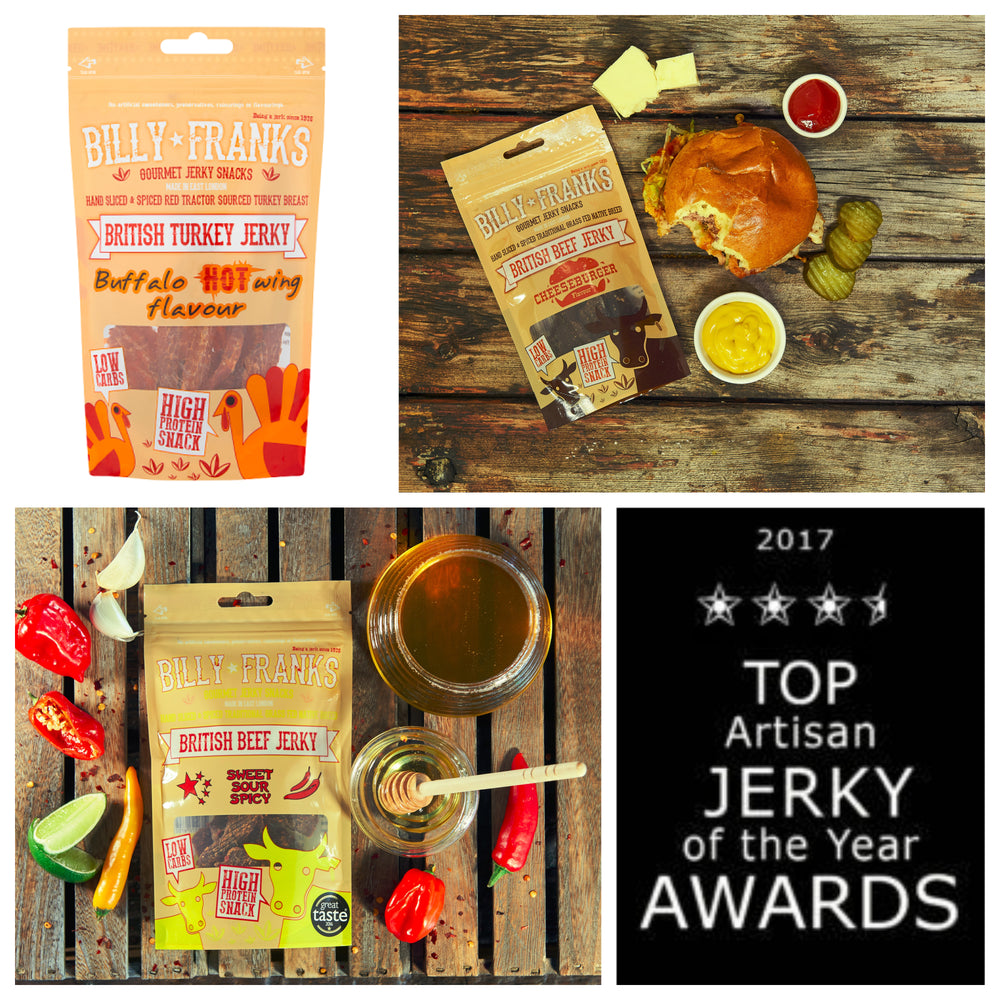 We've won FOUR International Top Artisan Jerky of the Year Awards!