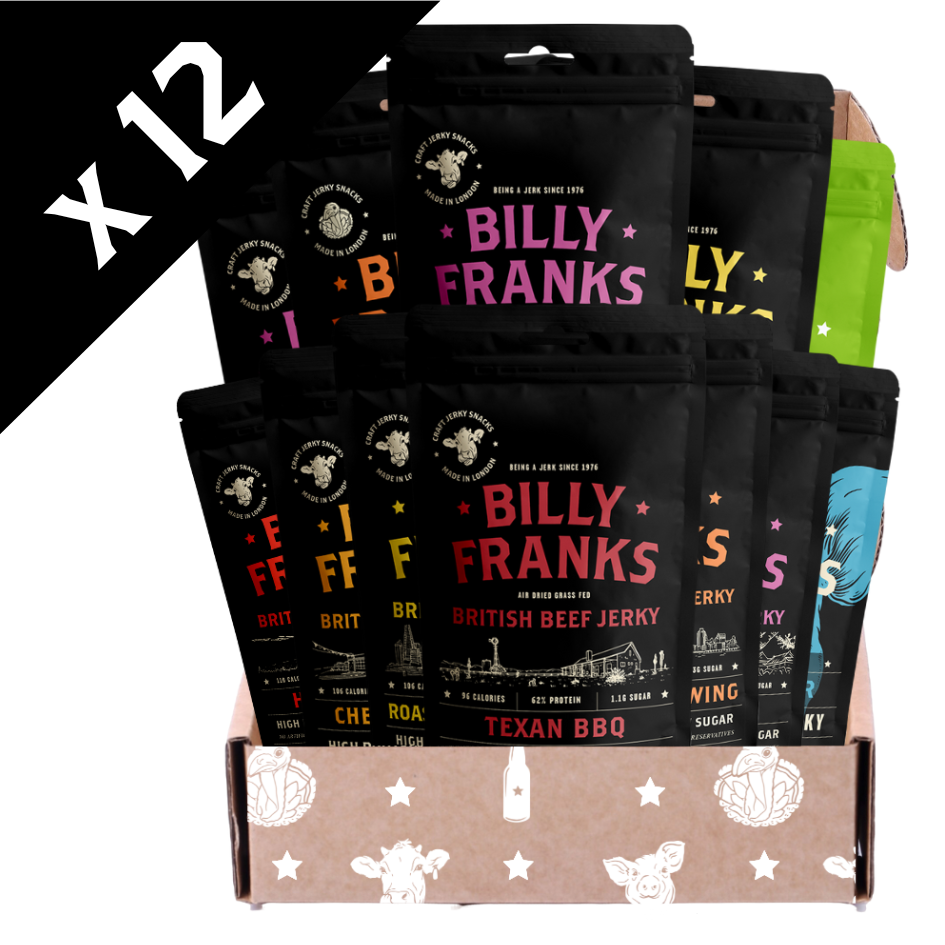 Billy Franks Jerky Club | Jerky Fiend Box (12 Bags)