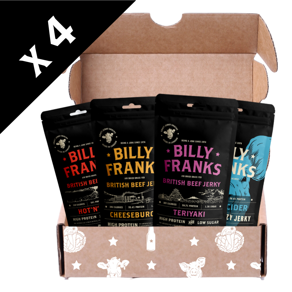 Billy Franks Jerky Club | Taster Box (4 Bags)