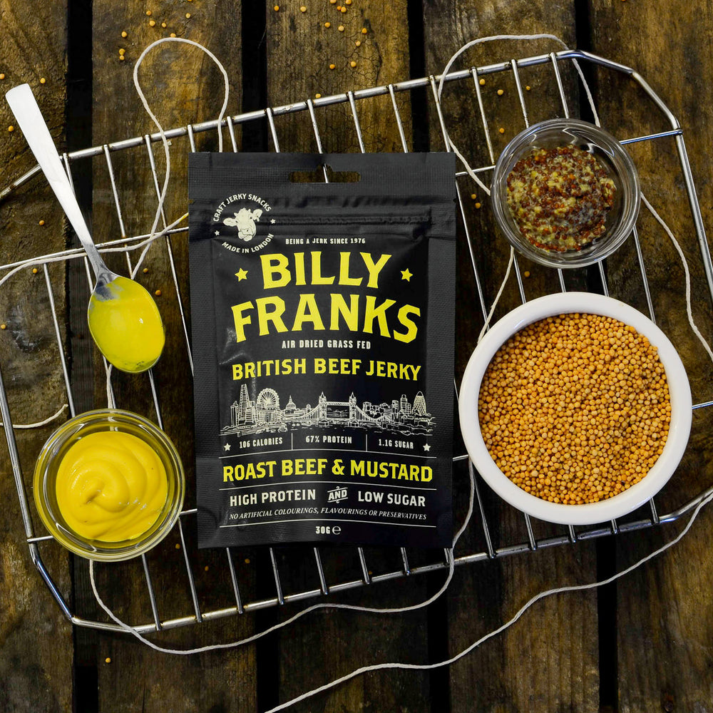 
                      
                        Roast Beef & Mustard Beef Jerky (30g)
                      
                    