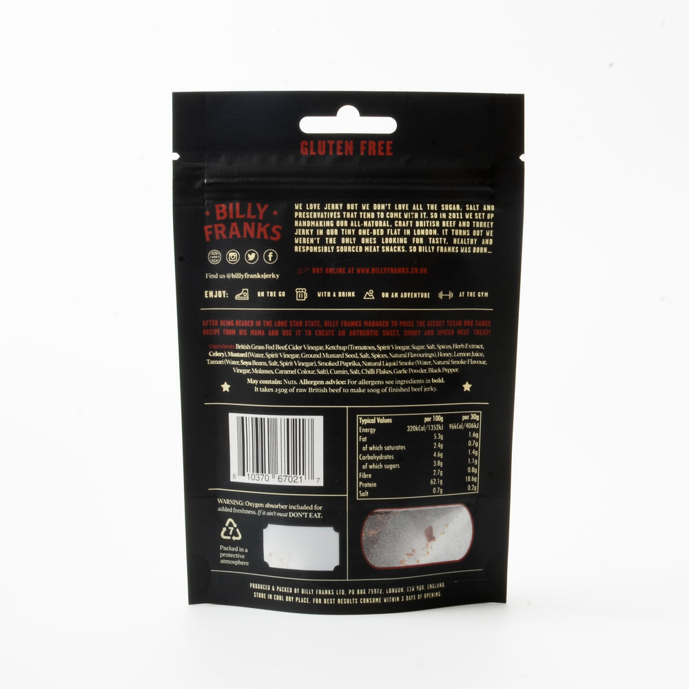 
                      
                        Texan BBQ Beef Jerky (30g)
                      
                    