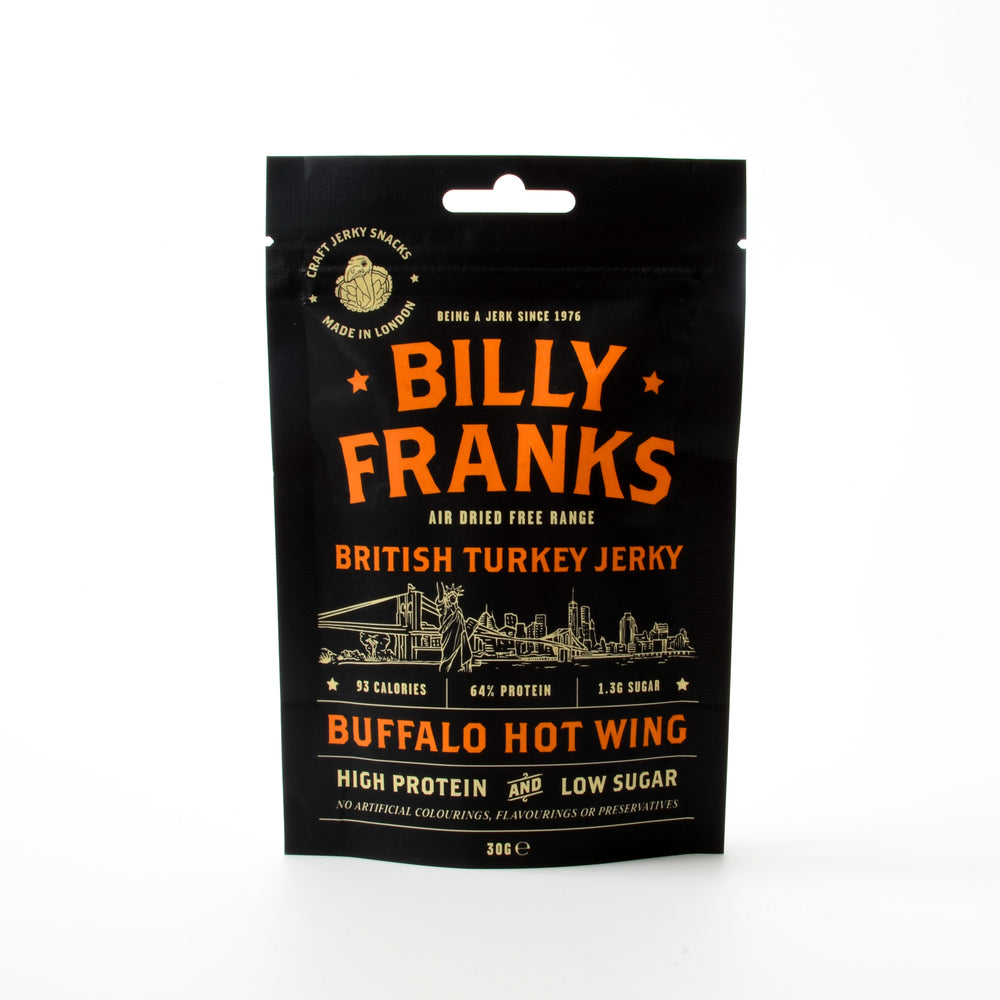 
                      
                        Buffalo Hot Wing Turkey Jerky (30g)
                      
                    