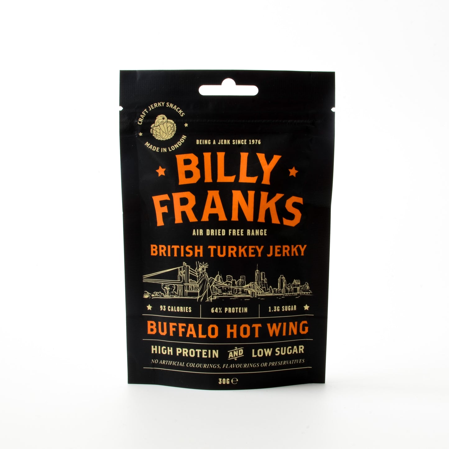 Buffalo Hot Wing Turkey Jerky (30g)