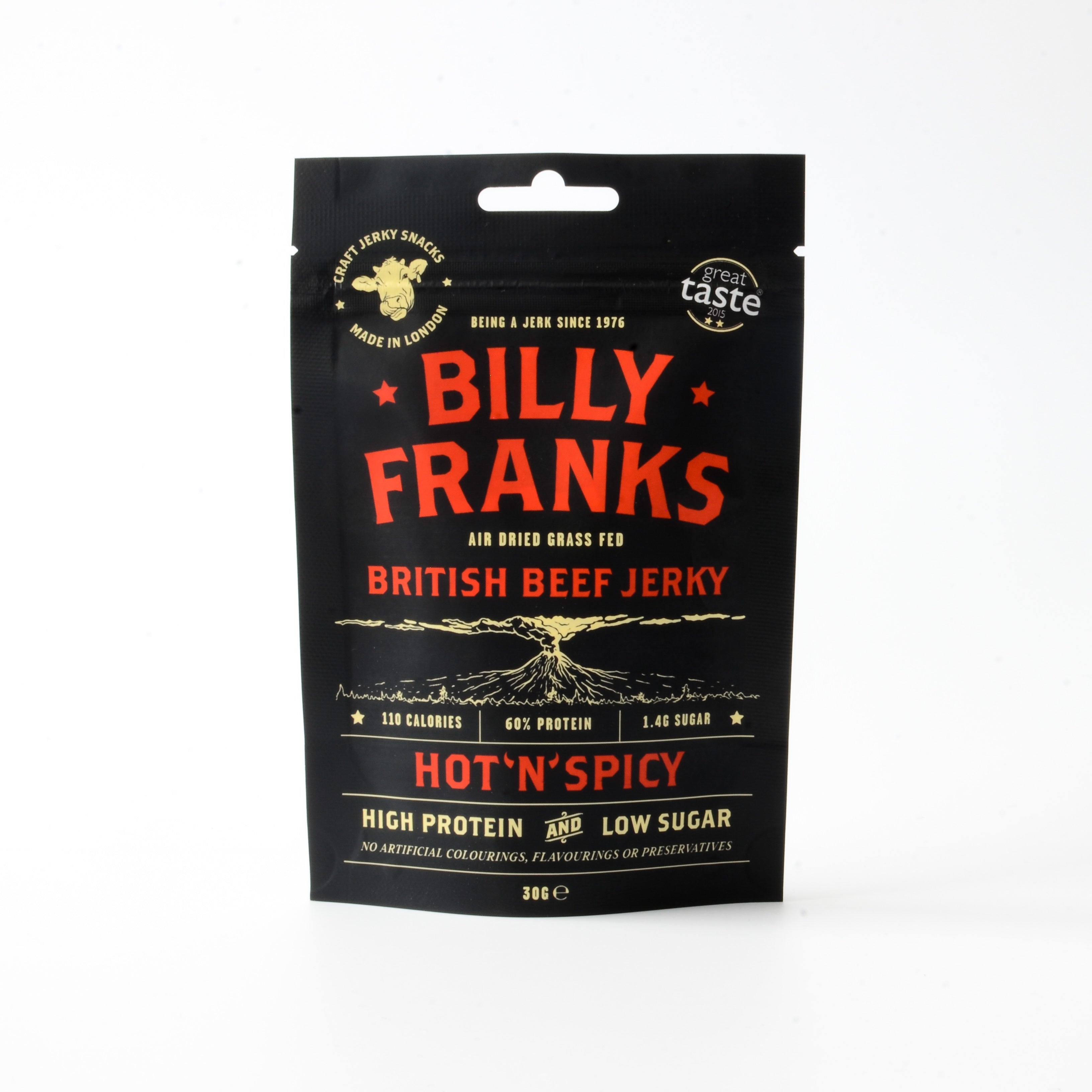 Hot 'N' Spicy Beef Jerky (30g) – Billy Franks